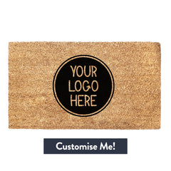 Your Logo Here Personalized Doormat - Your Custom Design Doormat