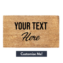 Your Text Here - Personalized Doormat