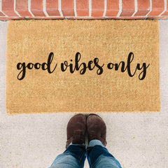 Good Vibes Only Quote - Doormat