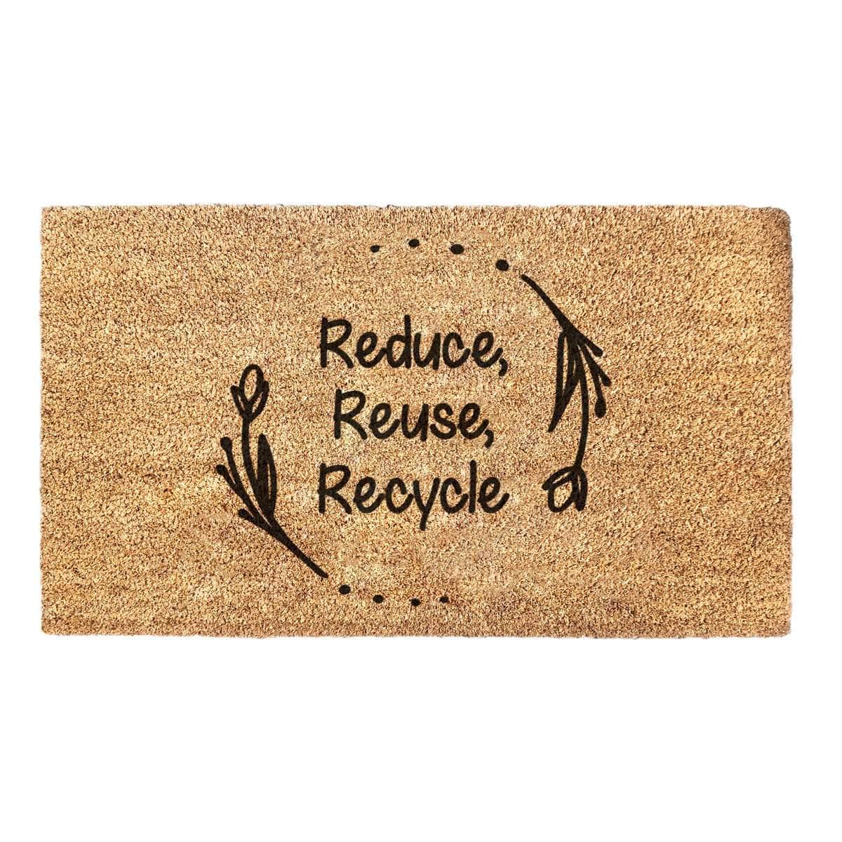 Reduce Reuse Recycle - Doormat