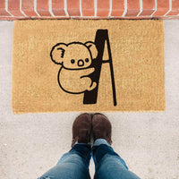 Thumbnail for Personalized Koala Initial - Doormat