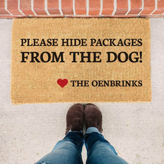 Hide Packages From the Dog! - Doormat