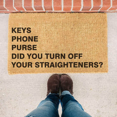 Personalized List Doormat - Customisable Gift