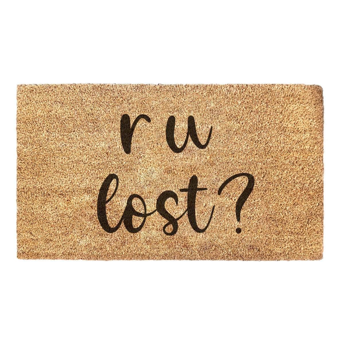 R U Lost - Doormat