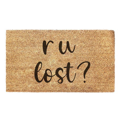 R U Lost - Doormat