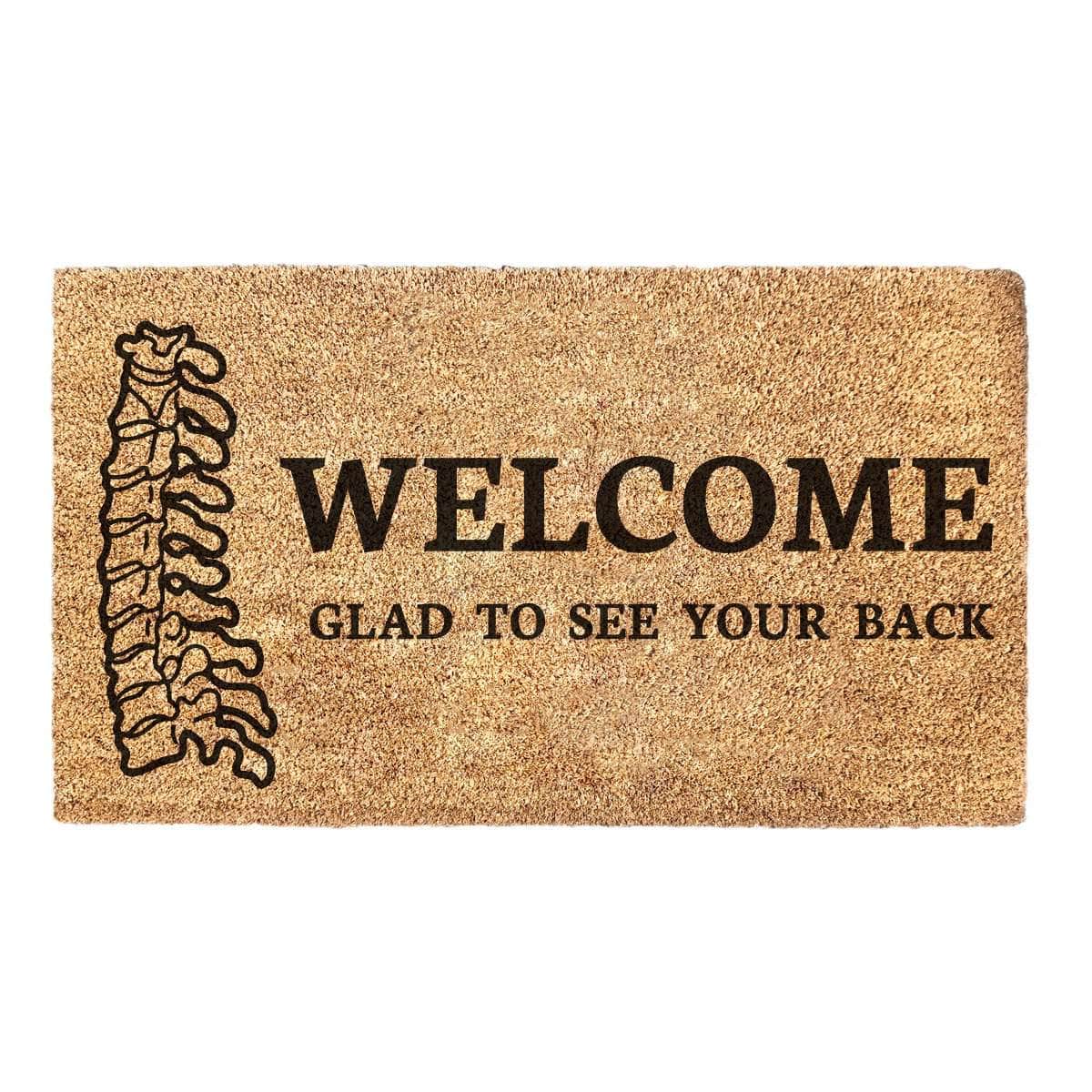 Glad To See Your Back - Doormat