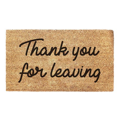 Thank You For Leaving - Doormat