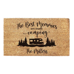 Custom Camping Doormat - Personalized Campsite Doormat