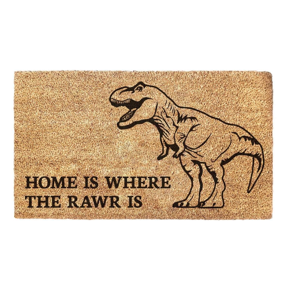 Home is Where The Rawr Is - Doormat