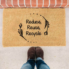Reduce Reuse Recycle - Doormat