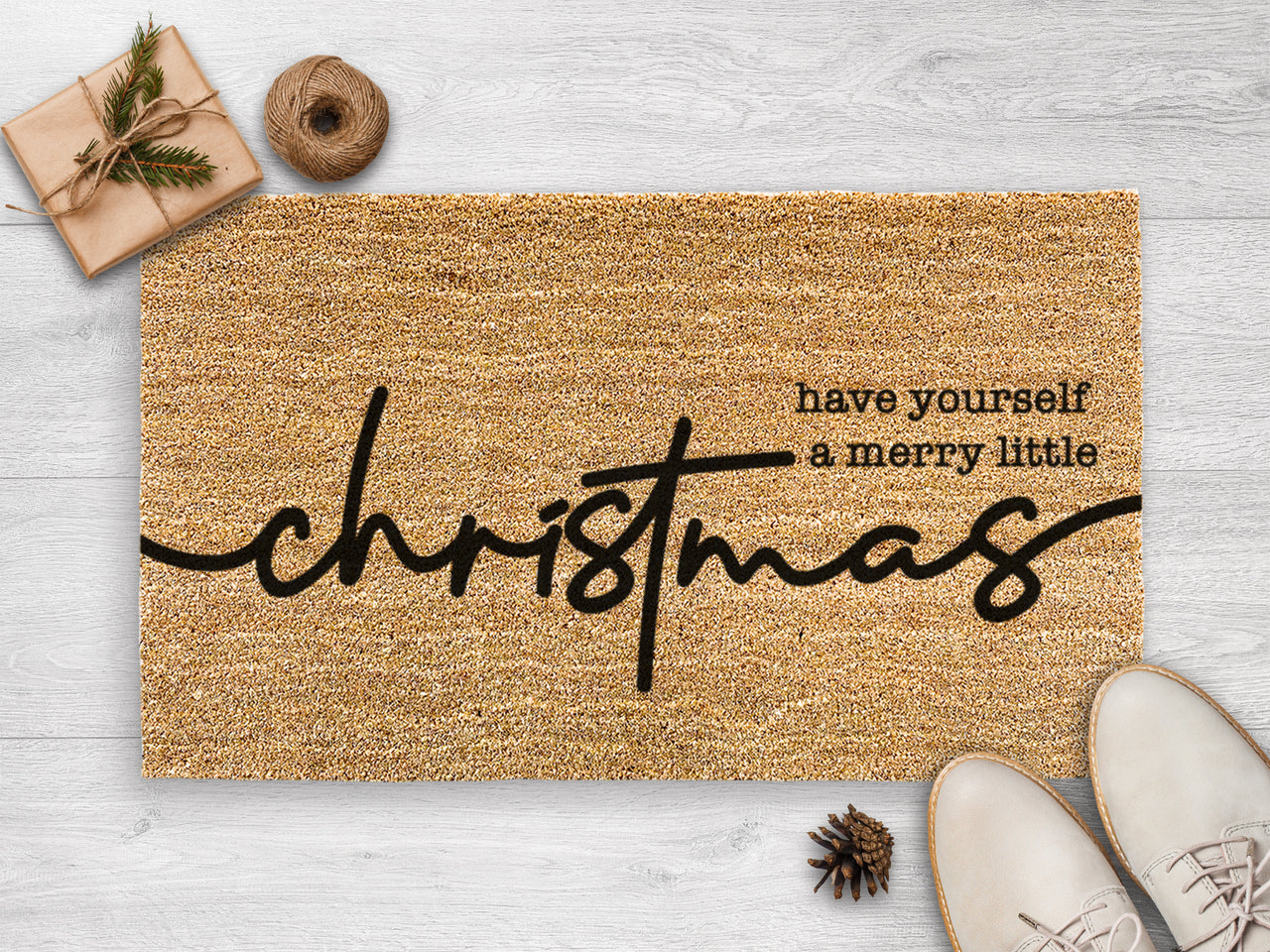 Have Yourself A Merry Little Christmas - Christmas Door Mat - New Home Gift