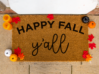 Thumbnail for Happy Fall Y'all - Fall Doormat