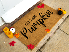 Hey There Pumpkin - Fall Doormat