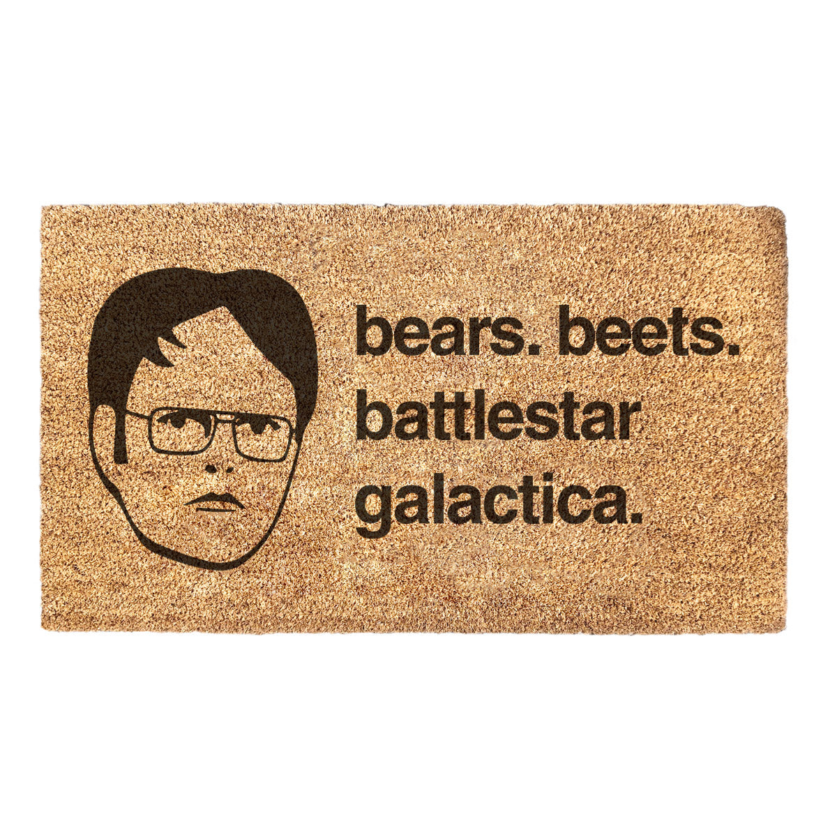 Bears Beets Battlestar Galactica Dwight - Doormat