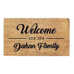Customized Family Name Doormat