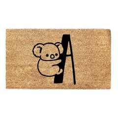 Personalized Koala Initial - Doormat