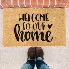 Welcome To Our Home Doormat - Welcome Mat