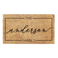 Personalized Doormat With Family Name - Last Name Doormat