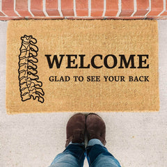 Glad To See Your Back - Doormat