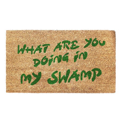 What Are You Doing In My Swamp - Shrek Doormat