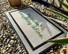 Welcome Everything Is Fine - The Good Place Doormat