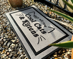 Hey All You Cool Cats & Kittens Doormat - Tiger King Doormat