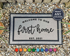 First Home Doormat - New Home Mat