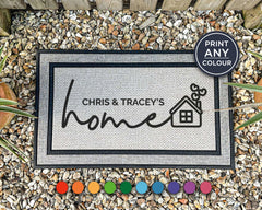 Personalized Home Doormat - Last Name Custom Doormat