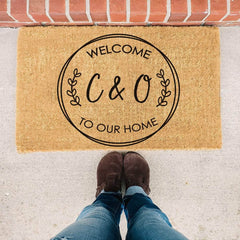 Couples Initials - Doormat