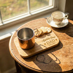 Custom Engraved Bamboo Biscuit Board