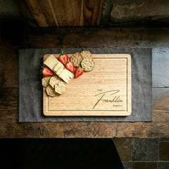 Custom Engraved Bamboo Chopping Board
