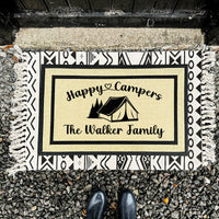 Thumbnail for Happy Campers Camping Door Mat - Weatherproof Doormat - SAND