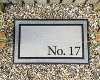 Thumbnail for Personalized House Number Door Mat - Custom Family Home Doormat