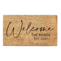 Personalized Family Last Name - Family Name Doormat