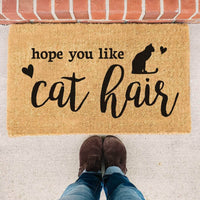 Thumbnail for Hope You Like Cat Hair - Doormat