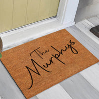 Thumbnail for Personalized Doormat With Family Name