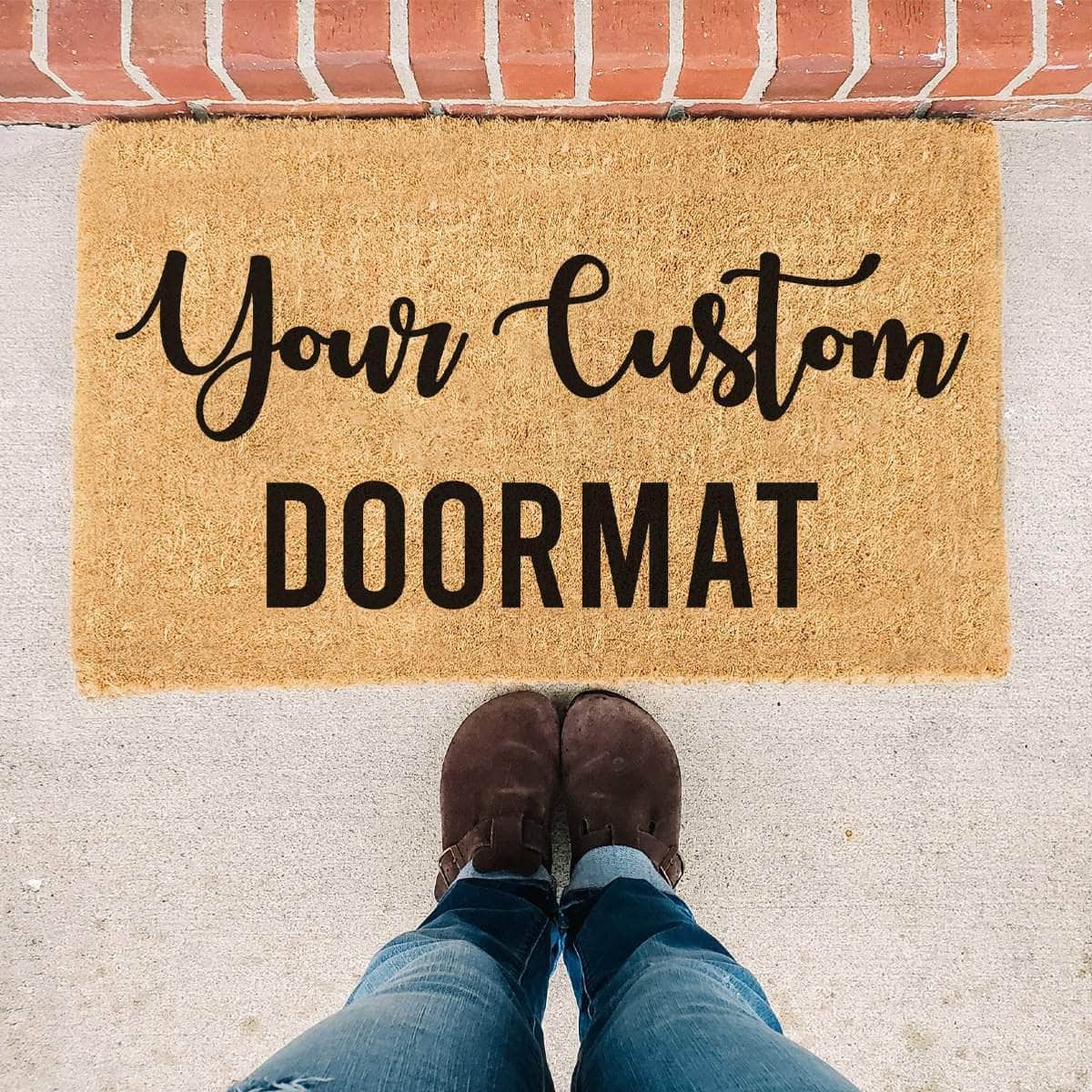 Customizable Doormat