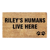 Thumbnail for My Humans Live Here - Doormat