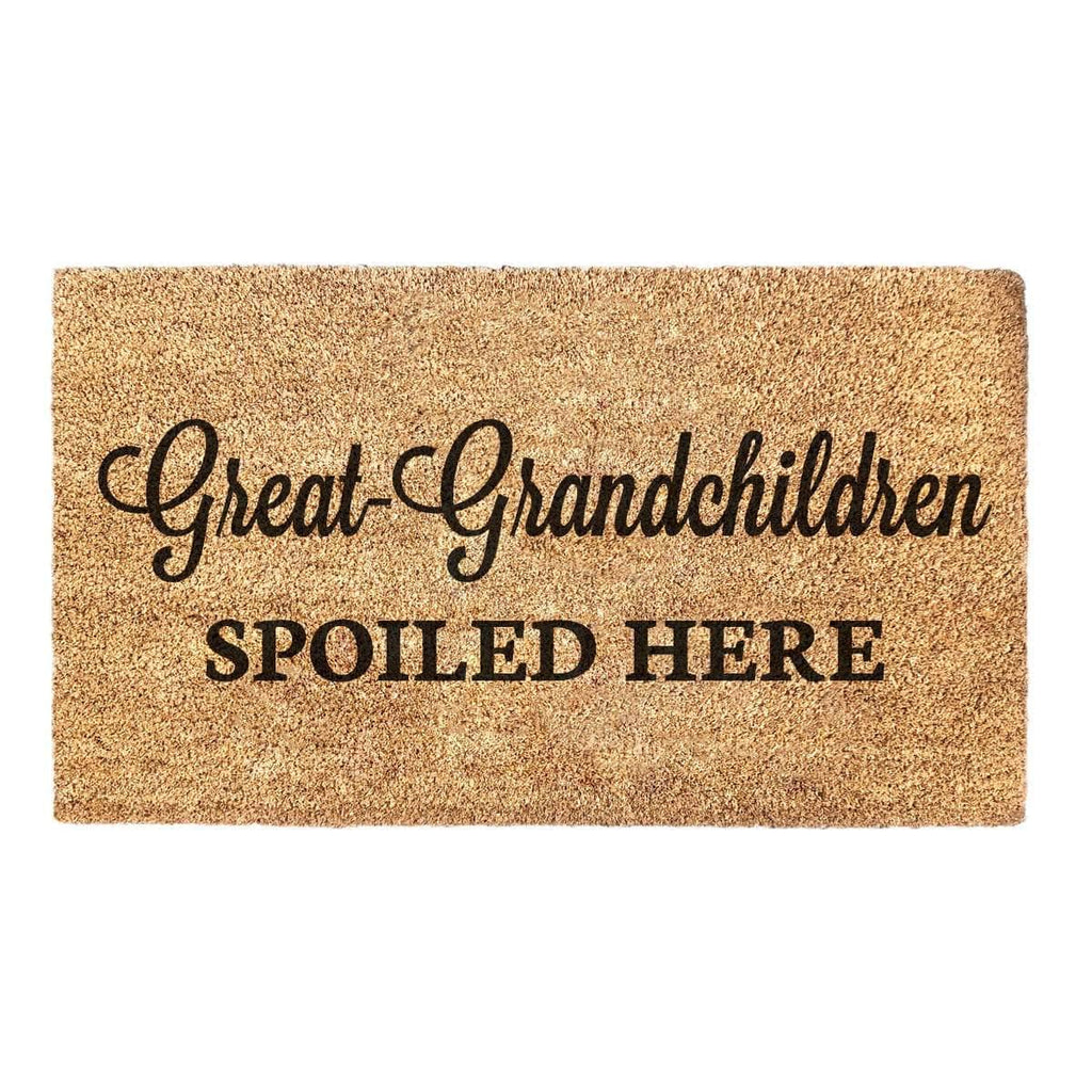 Great-Grandchildren Spoiled - Doormat
