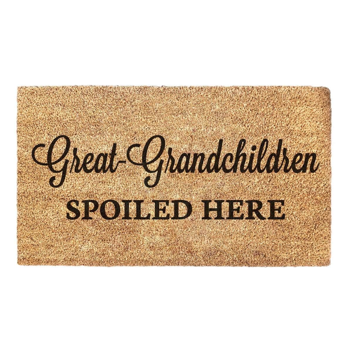 Great-Grandchildren Spoiled - Doormat