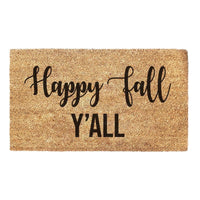 Thumbnail for Happy Fall Y'all - Welcome Doormat