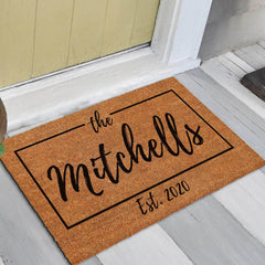 Family Name Brushstroke- Doormat