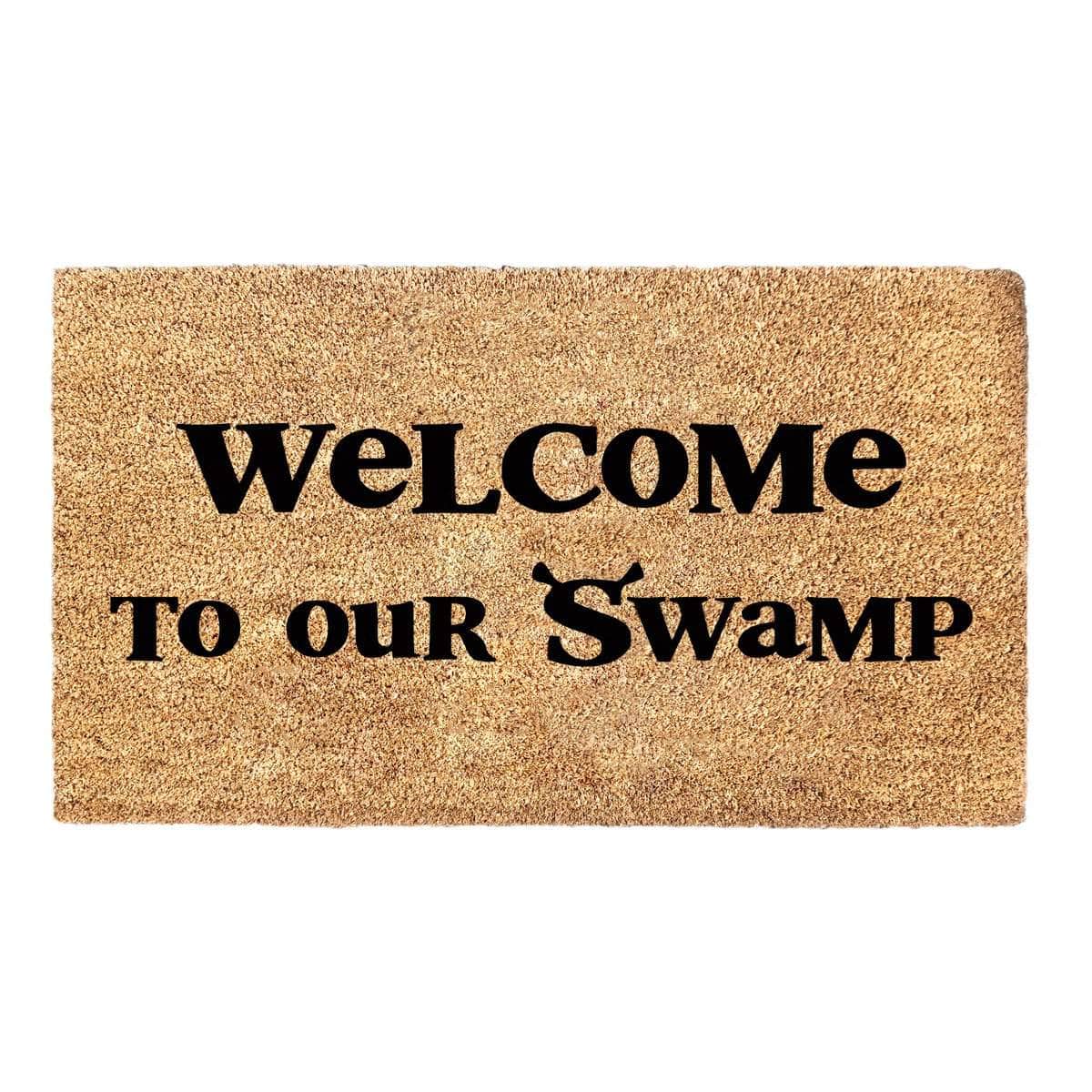 Welcome To Our Swamp - Shrek Doormat