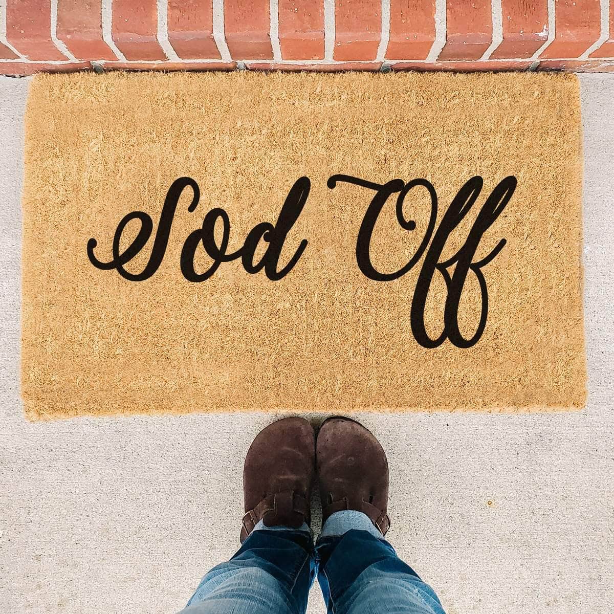 Sod Off - Doormat