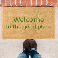 Thumbnail for Welcome To The Good Place. - The Good Place Netflix Quote Doormat