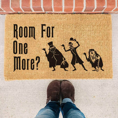 Hitchhiking Ghosts - Room For One More - Halloween Doormat