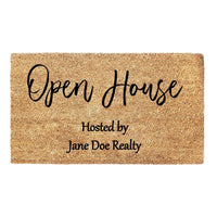 Thumbnail for Custom Open House Door Mat - Realtor Doormat