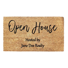 Custom Open House Door Mat - Realtor Doormat
