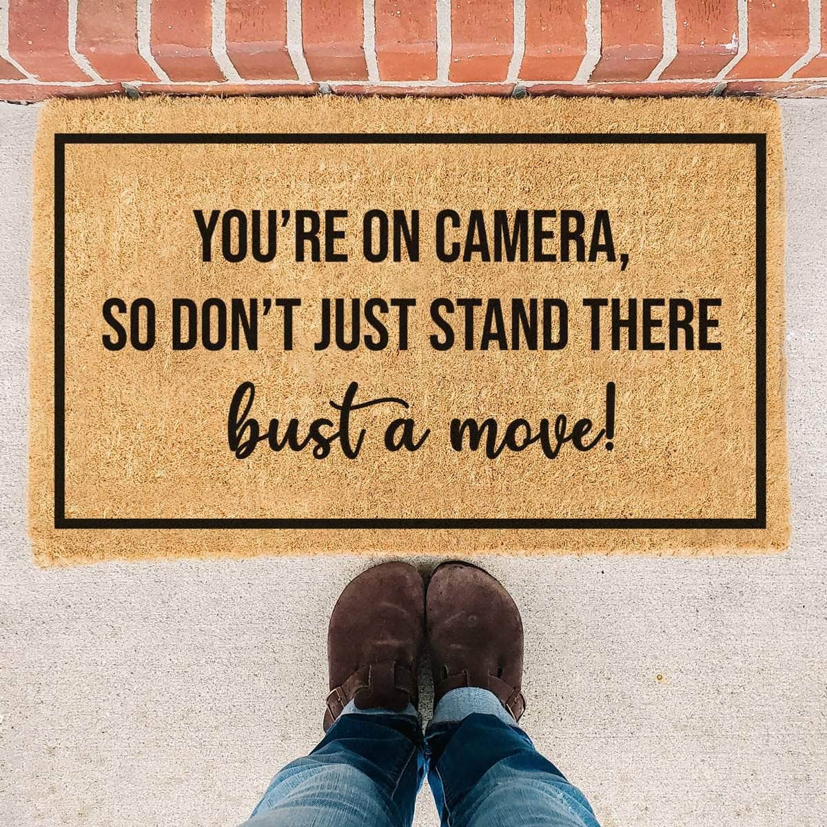You're On Camera - Doormat