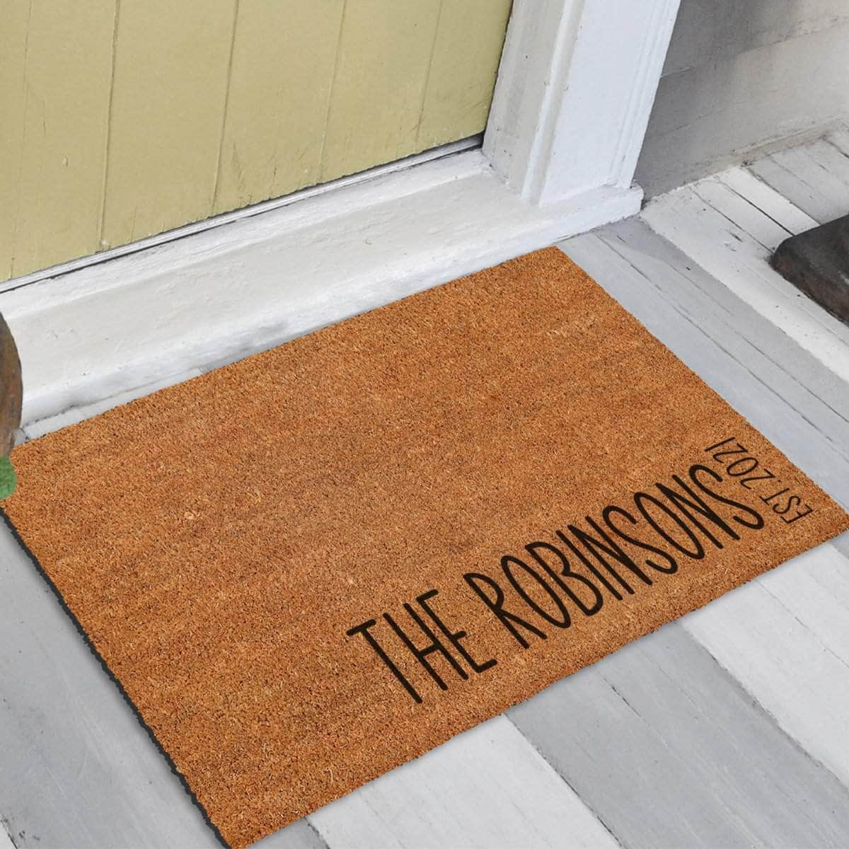 Customizable Family Name Doormat